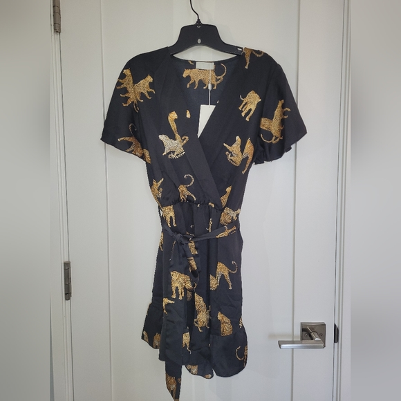 Leopard Print Romper. NWT. Size L. - Picture 5 of 14